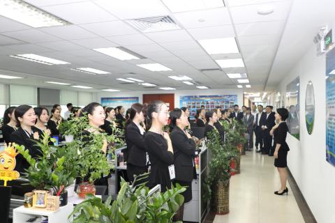 明光市市委书记被欧陆娱乐企业文化深深感动 | 深入沟通合作空间广阔
