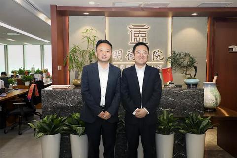 明光市市委书记被欧陆娱乐企业文化深深感动 | 深入沟通合作空间广阔